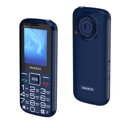 Мобильный телефон Maxvi B21ds up, 2 sim-карты, 2300 mAh Синий