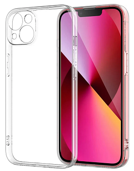 Накладка iPhone 13 прозрачная силиконовая
