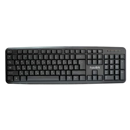 Клавиатура проводная FaisON, Office, KB116 USB Black 