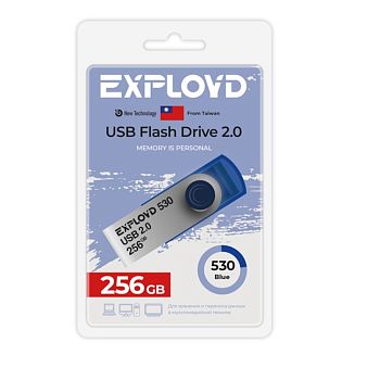 Flesh USB 2.0 - 256Gb Exployd 530 Blue