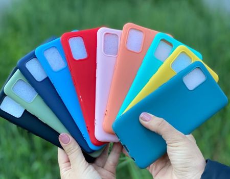 Накладка Samsung A515 Зеленая силиконовая матовая