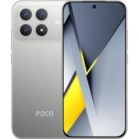 Смартфон Xiaomi Poco F8 Pro 12/512Гб, Global, Dual nano SIM,Titanium Silver