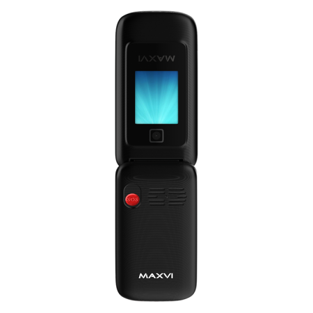 Мобильный телефон MAXVI E8, 2.8''+1.77", 2 sim-карты, 1250 mAh Черный