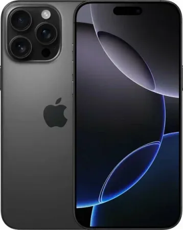Смартфон Apple iPhone 16 Pro Max 256 ГБ Black Titanium/"Титановый черный"