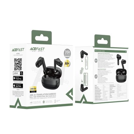  Наушники Bluetooth ACEFAST W8 ANC Black