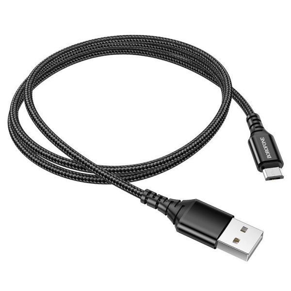 Кабель Micro USB  2.4A Borofone BX54 1m Black