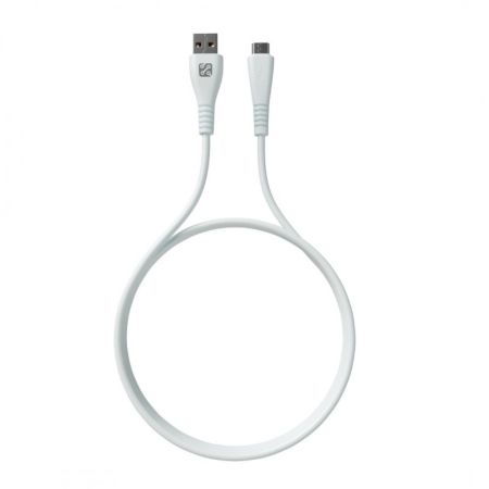 Кабель Depod DC-009 Micro - USB, 2.4A, 1м, гарантия 1 год White