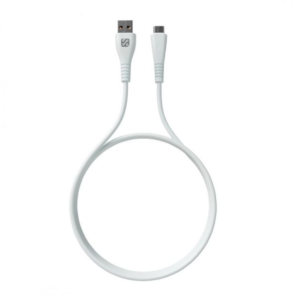 Кабель Depod DC-009 Micro - USB, 2.4A, 1м, гарантия 1 год White