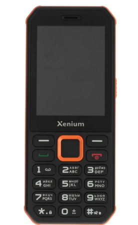 Мобильный телефон Philips Xenium X300, дисплей 2.8", 3000 мAч, Orange + Black