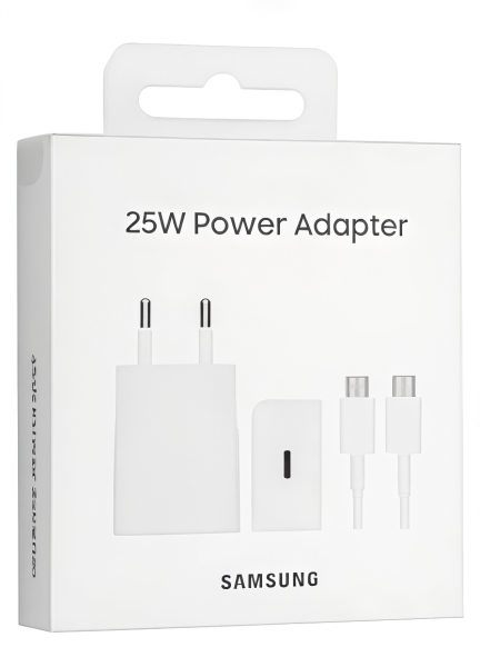 СЗУ Type -C to Type -C, 25W Samsung EP-TA800 White