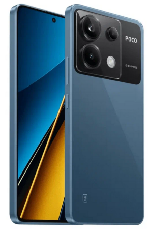 Смартфон Xiaomi Poco X6 5G 12/256Гб Global, Dual nano SIM, Blue