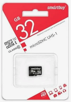 Flesh micro SDHC -32Gb Class10 UHS-I без адаптера SmartBuy