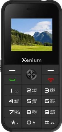 Мобильный телефон Philips Xenium X718, Дисплей 2.31", 1000 мAч Black