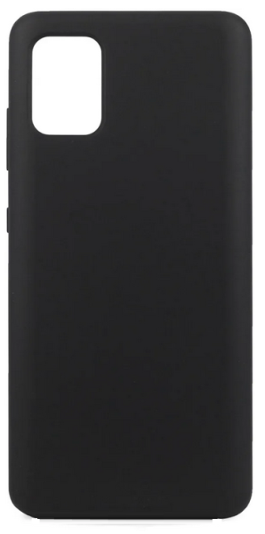 Накладка Samsung A125 A12 (2021) черная с микрофиброй Breaking