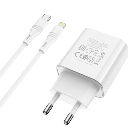 СЗУ Lightning 2,1A, 20W Borofone BA57A  White