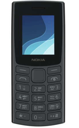 Мобильный телефон Nokia 105 (2023) DS, 2 SIM, экран 1.8", 1000 мА*ч  Черный