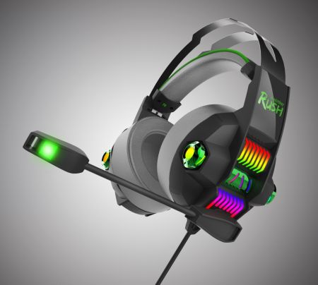 Наушники SmartBuy RUSH STORMER Black-Green