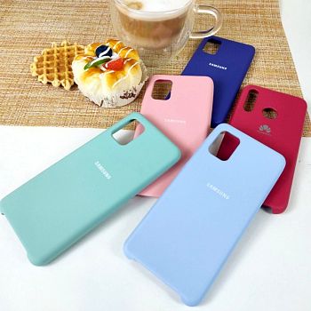 Накладка Samsung A315 silicon case бирюзовая