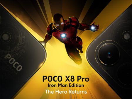 Смартфон Xiaomi Poco X8 Pro 12/512Гб Global, Dual nano SIM,  Iron Man Limited Edition