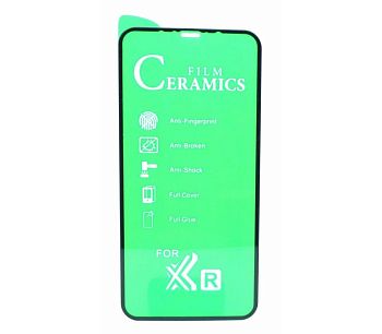 Стекло защитное Samsung A015 Черное Ceramics