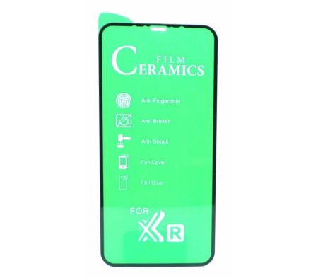 Стекло защитное Samsung A015 Черное Ceramics