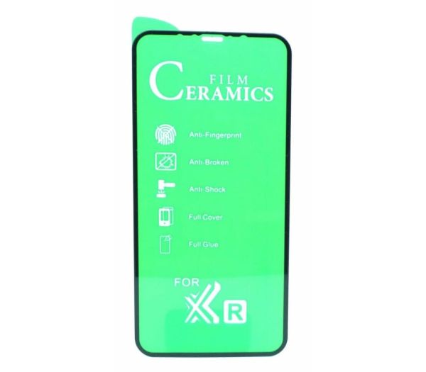 Стекло защитное Samsung A015 Черное Ceramics