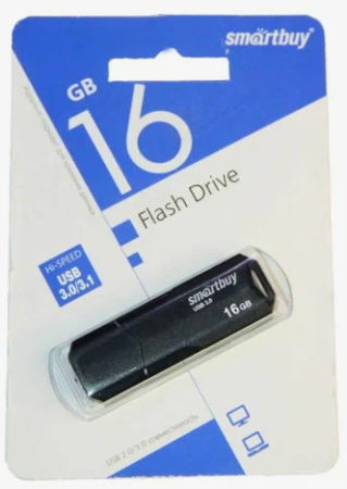 Flash USB 3.1 - 16Gb SmartBuy Clue Black