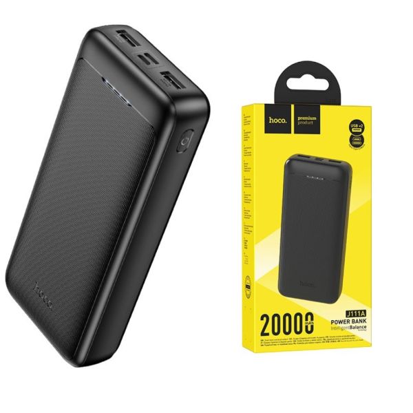 Внешний аккумулятор 20 000мАч HOCO J111A Smart charge Black