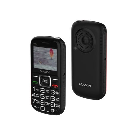 Мобильный телефон MAXVI B5ds up, 2.0”, 1600 mAh Черный+Док-станция