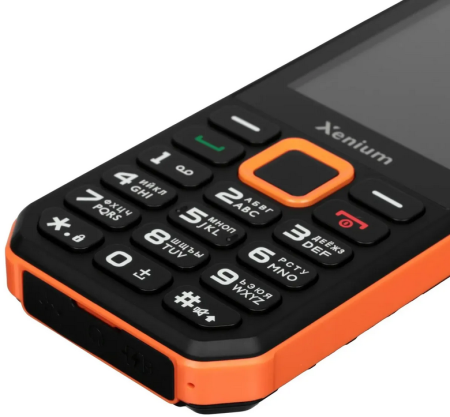 Мобильный телефон Philips Xenium X300, дисплей 2.8", 3000 мAч, Orange + Black