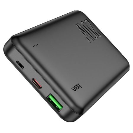 Внешний аккумулятор 10 000мАч Hoco J87 Tacker PB20W+QC3.0 Black