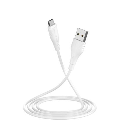 Кабель micro 1,6A 2 метра  Borofone BX18 White