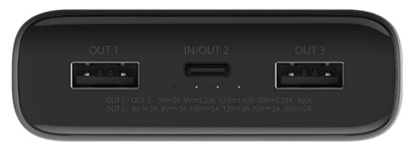 Внешний аккумулятор 20 000мАч  Xiaomi Mi Power Bank 50вт PB200SZM Black