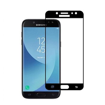 Стекло защитное Samsung J530/ Samsung J5 2017 Черное Full Screen