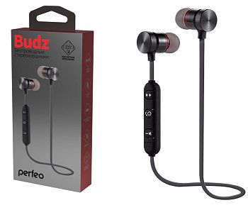 Беспроводные наушники Perfeo Budz Black