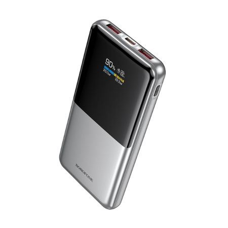 Внешний аккумулятор 10 000мАч Borofone BJ75 Foinse Power PD20Вт Silver