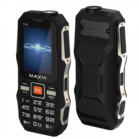 Телефон Maxvi P100 Black