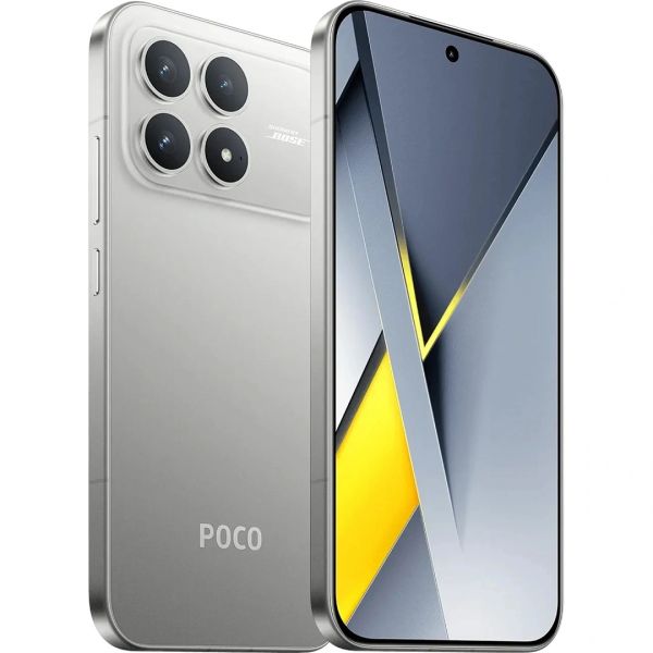 Смартфон Xiaomi Poco F8 Pro 12/512Гб, Global, Dual nano SIM,Titanium Silver