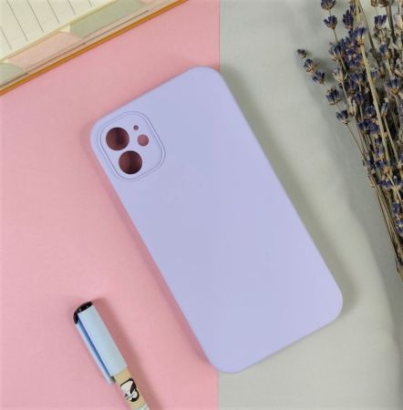 Накладка IPhone 11 silicone case аметист