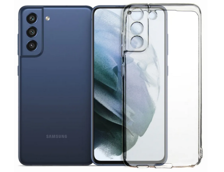 Накладка Samsung S21 FE силиконовая прозрачная