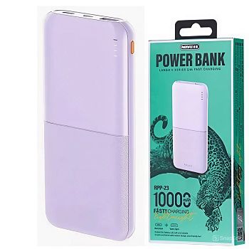Внешний аккумулятор 10 000мАч Remax RPP-23 Lango II Purple