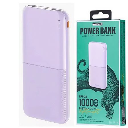 Внешний аккумулятор 10 000мАч Remax RPP-23 Lango II Purple