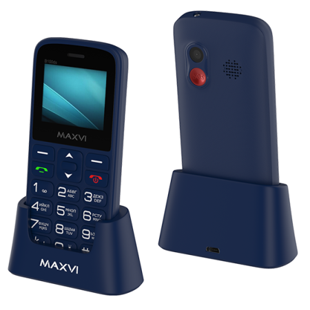 Телефон Maxvi B100ds Blue