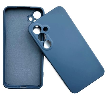 Накладка Samsung A35/ A55 синий с микрофиброй и закрытой камерой 