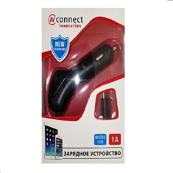 АЗУ micro USB 1A Connect Technology Black