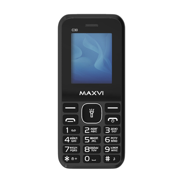 Телефон Maxvi C30 black