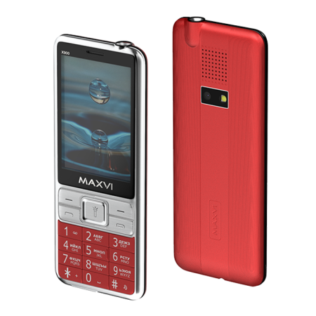 Телефон Maxvi X900 Red