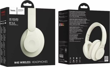 Беспроводные наушники Bluetooth HOCO W45 Enjoy white