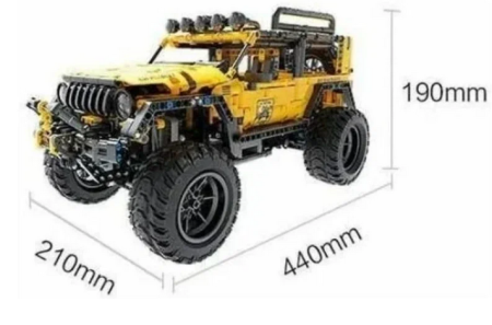Конструктор Xiaomi ONEBOT Jeep Technic, 1600 деталей (OBJEP92AIQI)