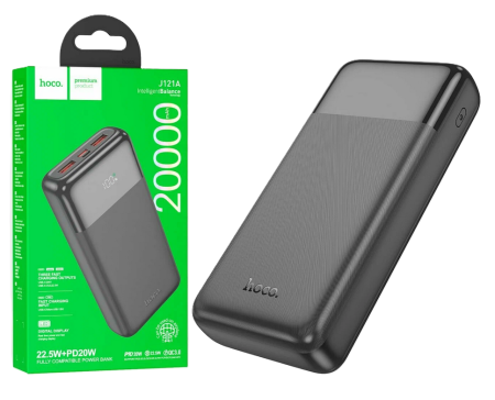 Внешний аккумулятор 20 000мАч Hoco J121A Fast 22.5W+PD20W черный